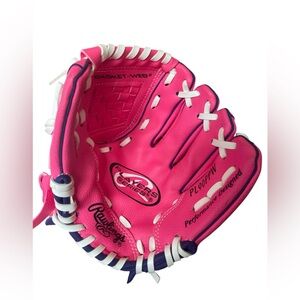 Rawlings Bright Pink Kids T-Ball Glove